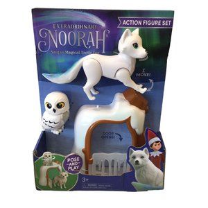 Extraordinary NOORAH Santa's Magical Arctic Fox Action Figure Set Pose & Play